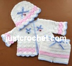 Cardi, Pants & Beanie USA