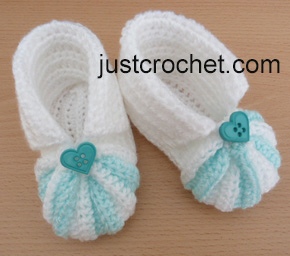 just crochet baby booties