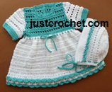 Cotton Dress and Bonnet USA