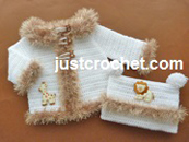 Fluffy Coat and Hat USA