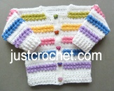 Rainbow Cardigan USA